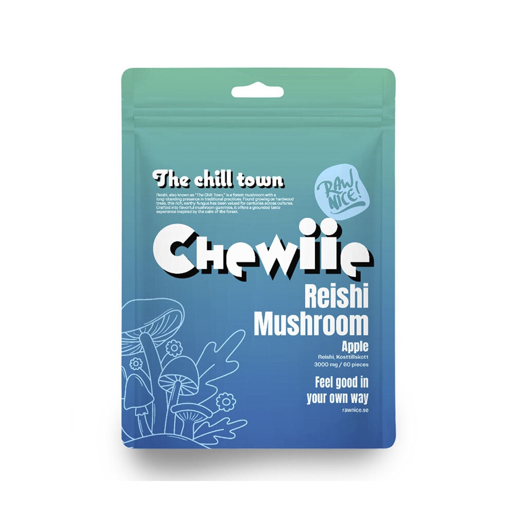 Rawnice Chewiie Reishi Mushroom Gummies 60 st