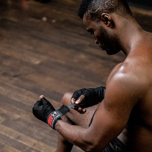Gorilla Wear Boxing Hand Wraps Black 2,5 m – boxningslinda som lindas runt handen