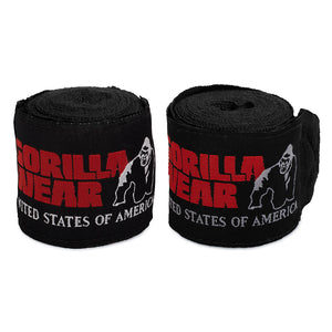 Gorilla Wear Boxing Hand Wraps Black 2,5 m