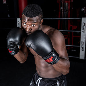Gorilla Wear Mosby Boxing Gloves Black – boxningshandskar i användning