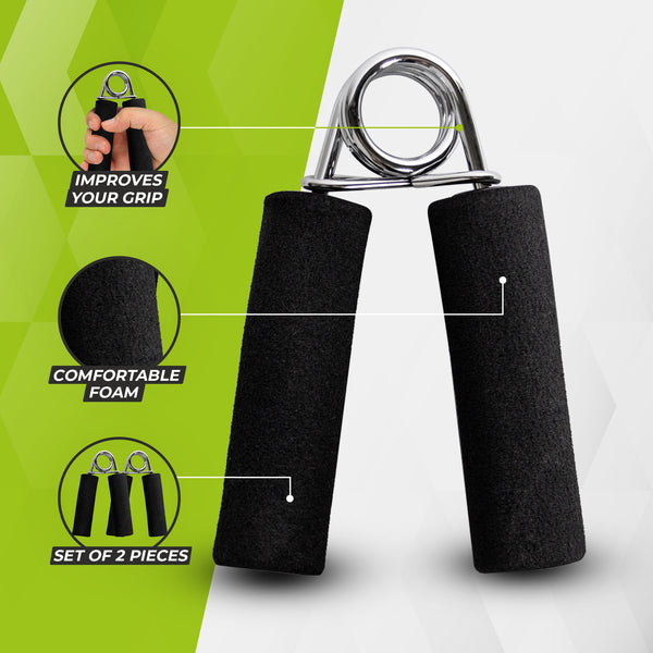 Virtufit Hand Grip Soft par – produktpar med handgrepp och funktionsöversikt
