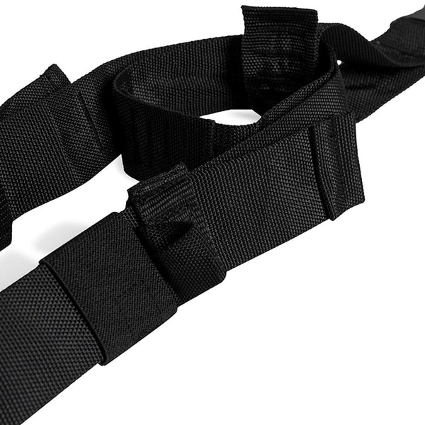 Virtufit Suspension Trainer Pro – närbild av remmar och ankare