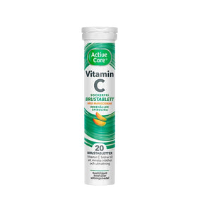 Active Care C-vitamin Spirulina Mango 20 brustabletter