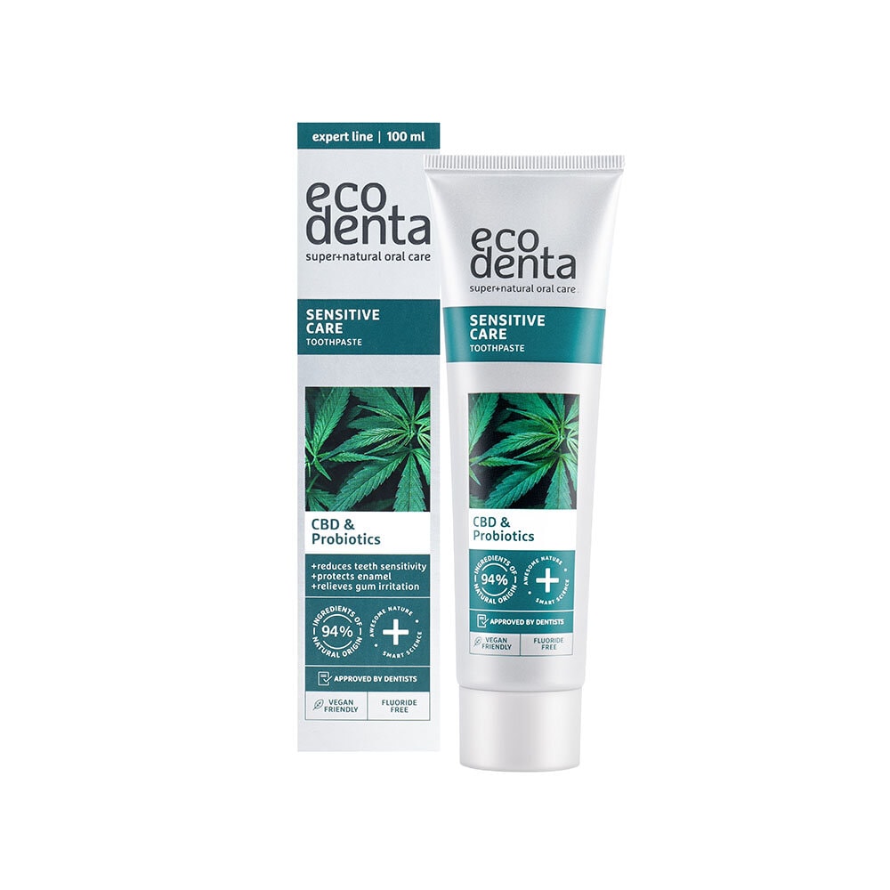 Ecodenta Sensitive Toothpaste With CBD & Probiotics 100 ml