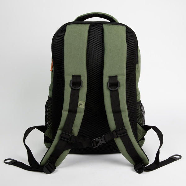 Gorilla Wear Duncan Backpack Army Green – ryggsäck sedd bakifrån