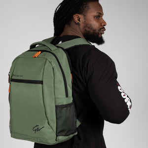 Gorilla Wear Duncan Backpack Army Green – ryggsäck i användning