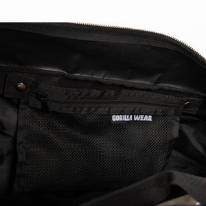Gorilla Wear Norris Hybrid Gym Bag/Backpack Black – närbild av innerficka