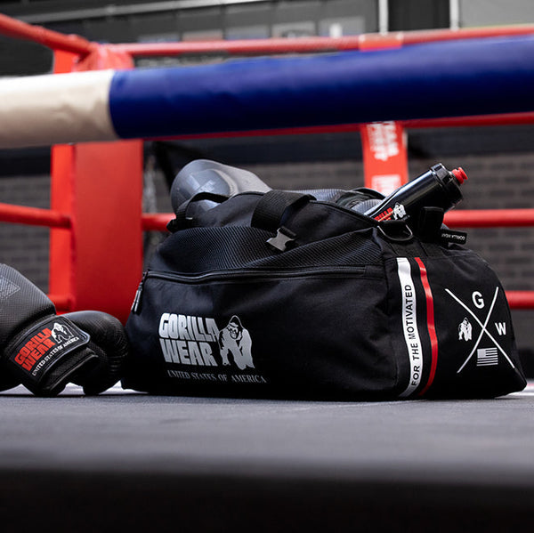 Gorilla Wear Norris Hybrid Gym Bag/Backpack Black – hybrid gymväska i träningsmiljö