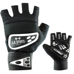 C.P. Sports Wrist Wrap Glove black/white