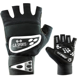 C.P. Sports Wrist Wrap Glove black/white