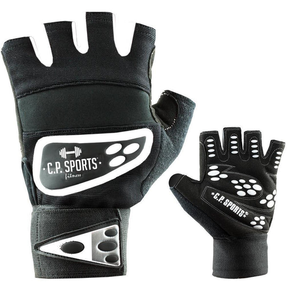C.P. Sports Wrist Wrap Glove black/white