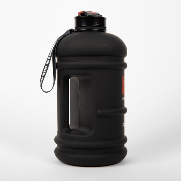 Gorilla Wear Water Jug Black 2,2 L – 2,2-liters water jug framifrån