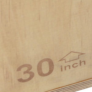 Virtufit Crossfit Plyo Box 3-in-1 75x60x50 cm – närbild av 30-tumsmarkering
