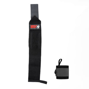 Gorilla Wear Wrist Wraps Pro Black – wrist wrap med förvaringspåse