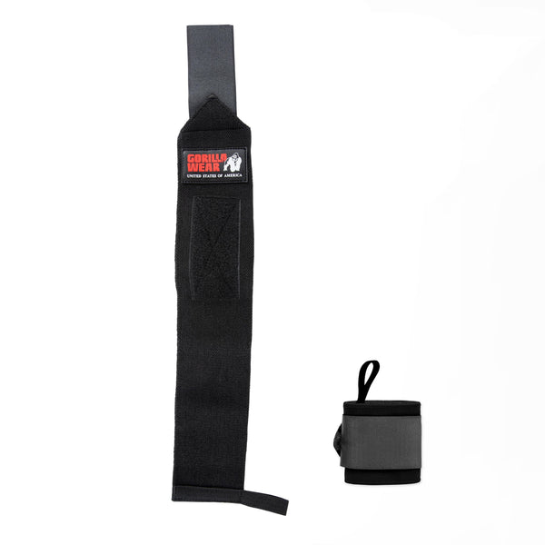 Gorilla Wear Wrist Wraps Pro Black – wrist wrap med förvaringspåse