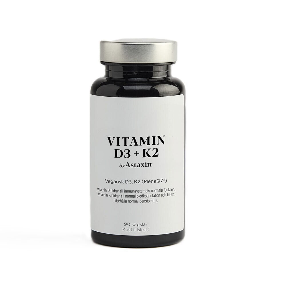 Astaxin Vitamin D3+K2 90 kapslar