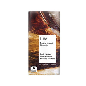 Vivani Ekologisk Mörk Vegansk Choklad Nougat 80 g