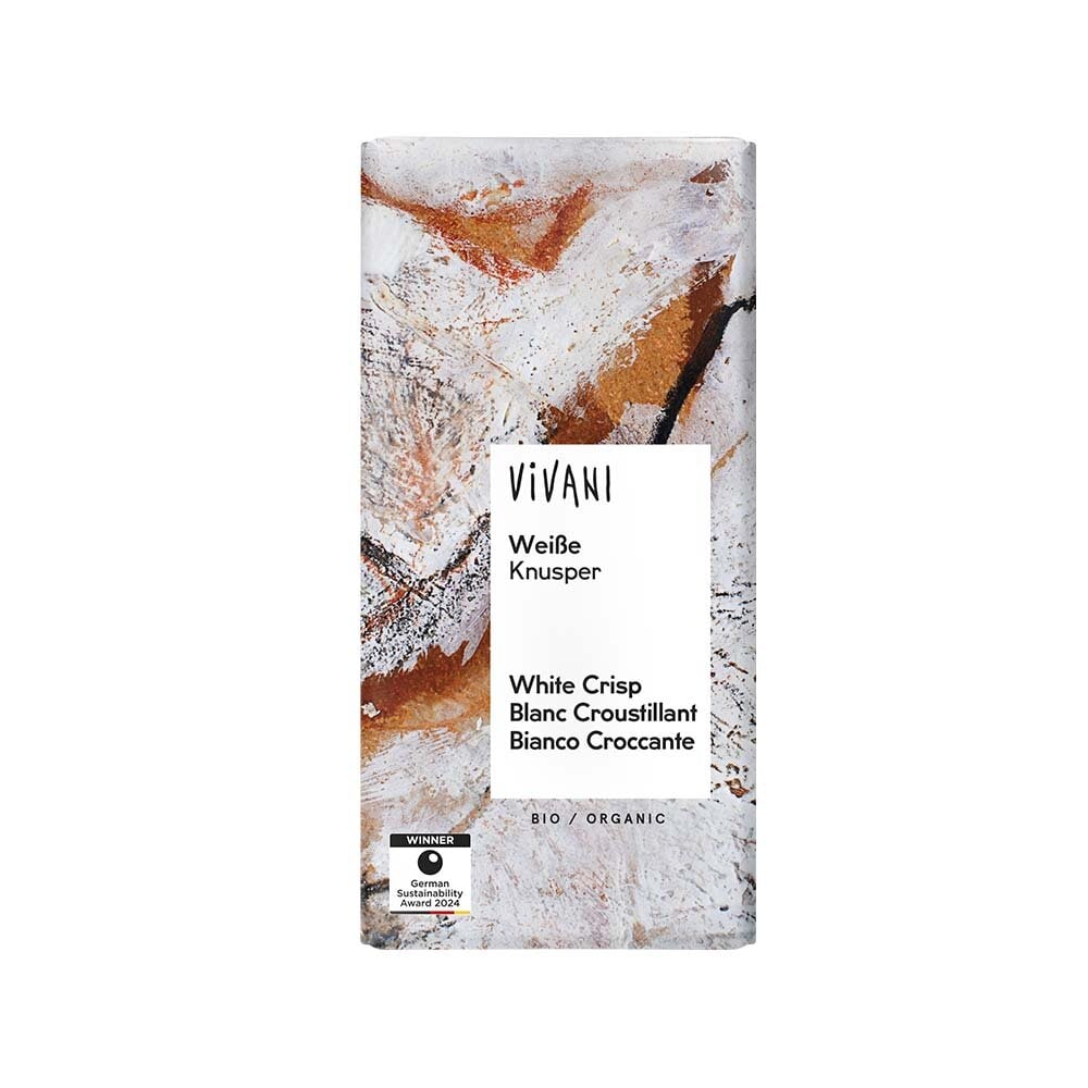 Vivani Ekologisk Vit Choklad Crisp 80 g