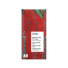 Vivani Ekologisk Mörk Vegansk Choklad Chili 80 g