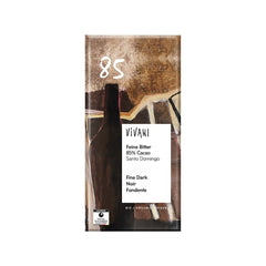Vivani Ekologisk Mörk Vegansk Choklad 85% 80 g