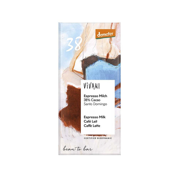 Vivani Ekologisk Ljus Choklad Espresso 90 g