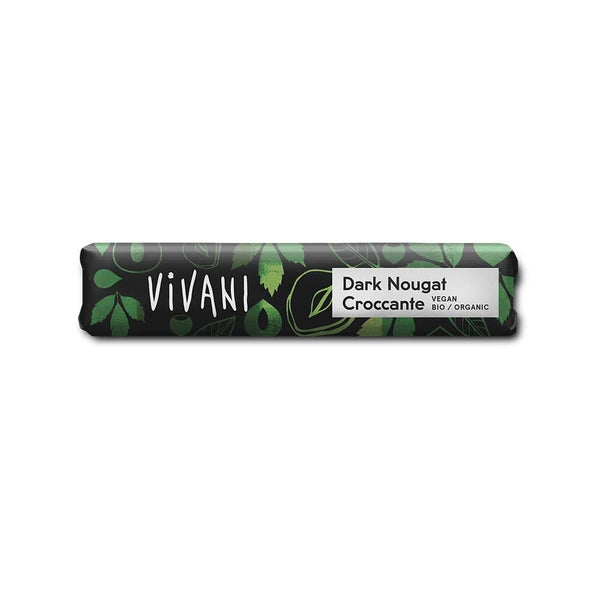 Vivani Ekologisk Mörk Vegansk Choklad Nougat 35 g