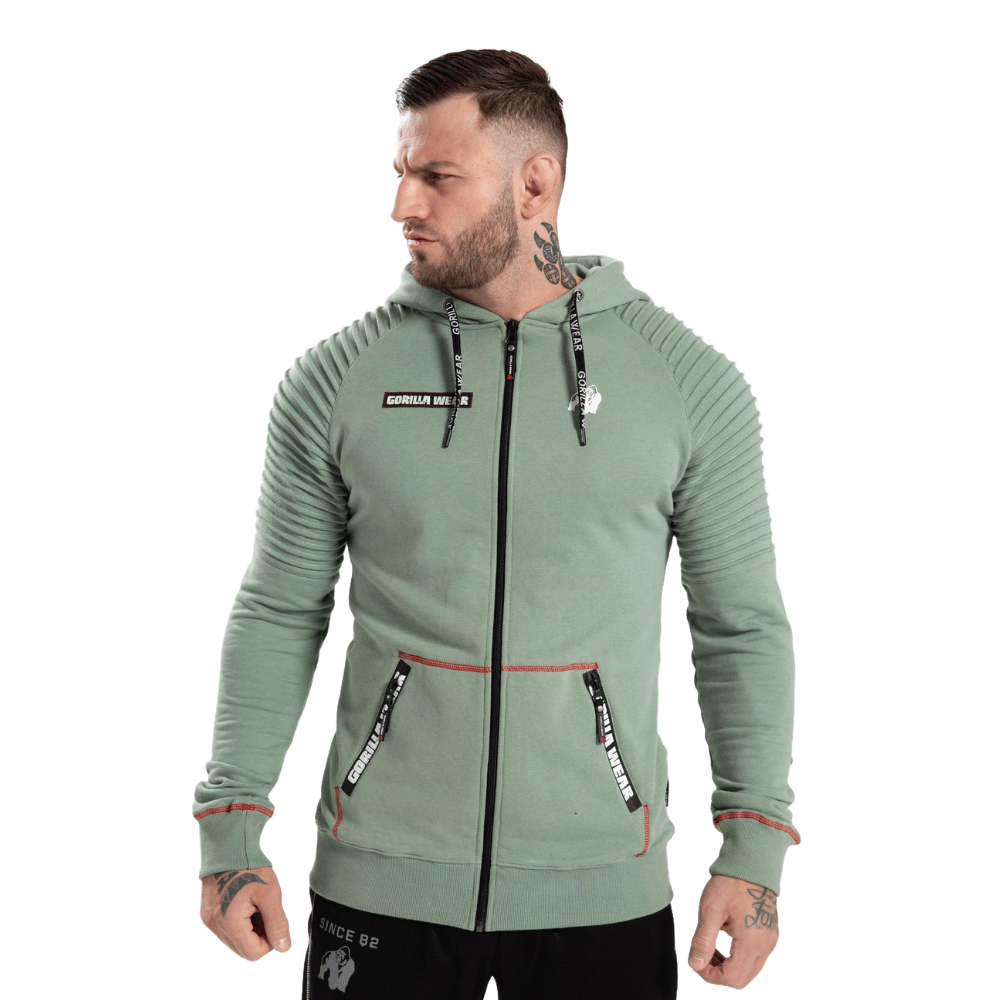 Gorilla Wear Georgia Zipped Hoodie Green Bay