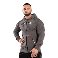 Gorilla Wear Georgia Zipped Hoodie Grey