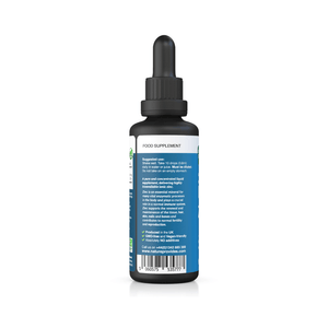 Nature Provides Ionic Zinc Liquid 50 ml – baksida av droppflaskan