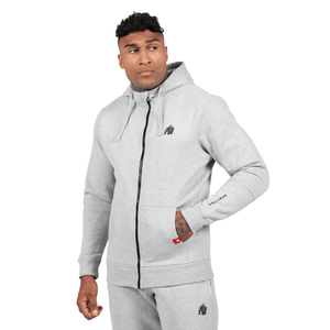 Gorilla Wear Leon Zipped Hoodie Grey