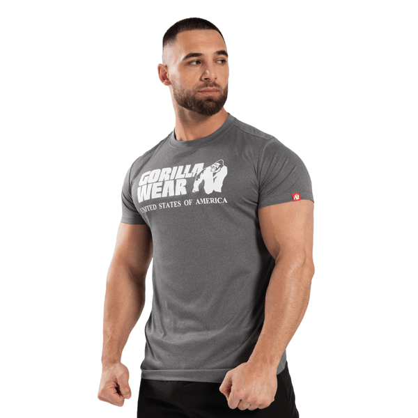 Gorilla Wear Classic Training T-Shirt Grey Melange