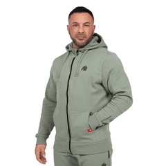 Gorilla Wear Leon Zipped Hoodie Green