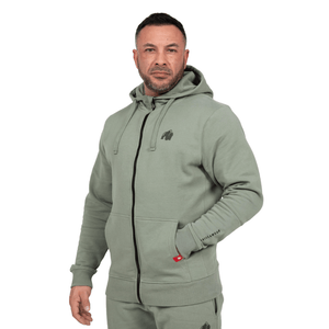 Gorilla Wear Leon Zipped Hoodie Green