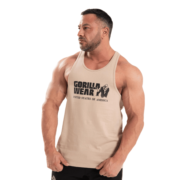 Gorilla Wear Classic Tank Top Light Brown