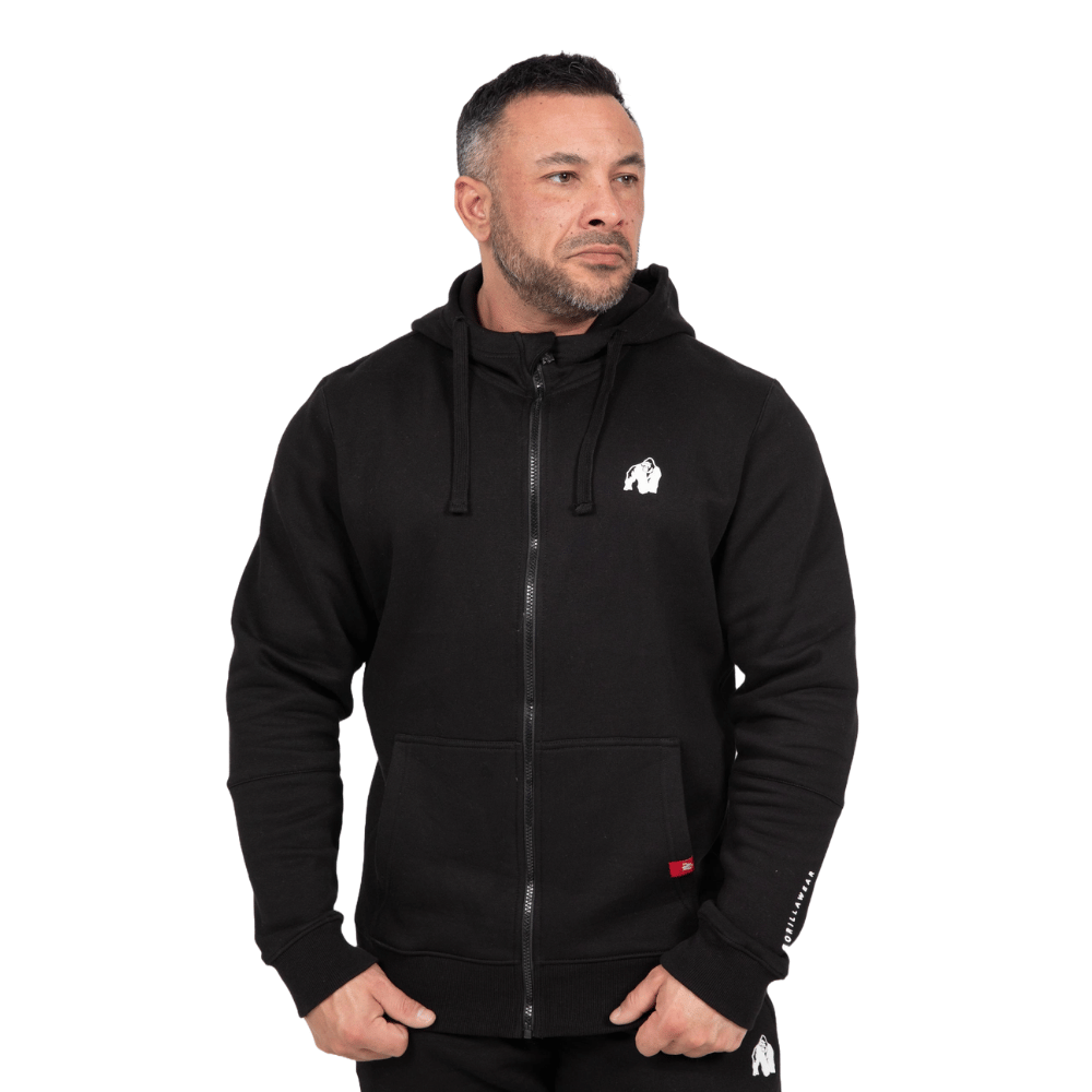 Gorilla Wear Leon Zipped Hoodie Black