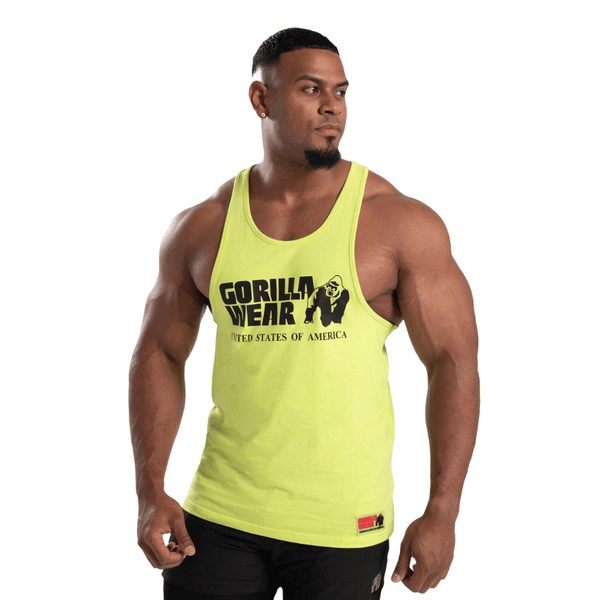 Gorilla Wear Classic Tank Top Wild Lime