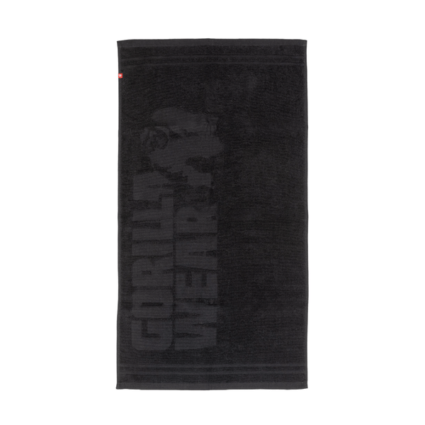 Gorilla Wear Large Towel Black 70 x 140 cm