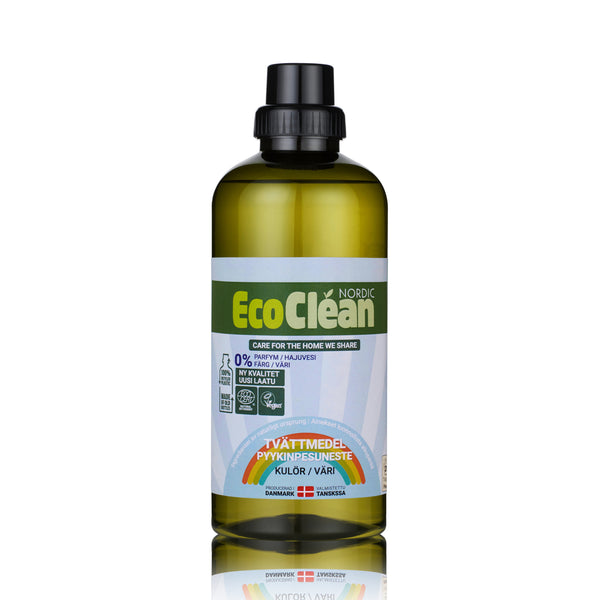 EcoClean Tvättmedel Kulör Free & Clear 1000 ml