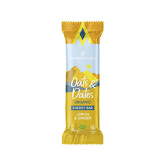 Moonvalley Oats & Dates Bar Lemon & Ginger 50 g Energibar