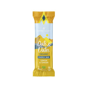 Moonvalley Oats & Dates Bar Lemon & Ginger 50 g Energibar
