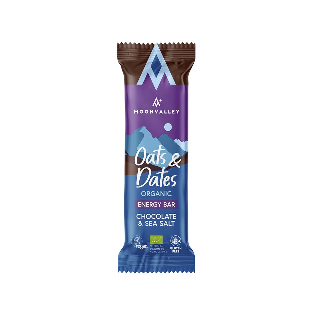 Moonvalley Oats & Dates Bar Chocolate & Sea 50 g Energibar