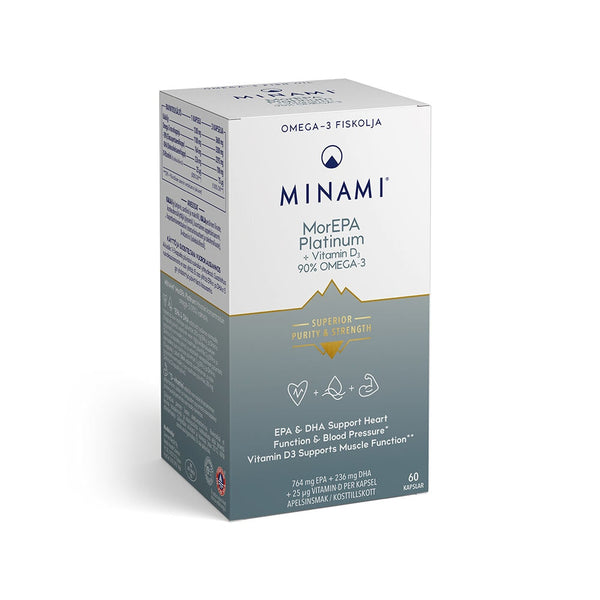 Minami MorEPA Omega-3 Platinum 90% 60 kapslar