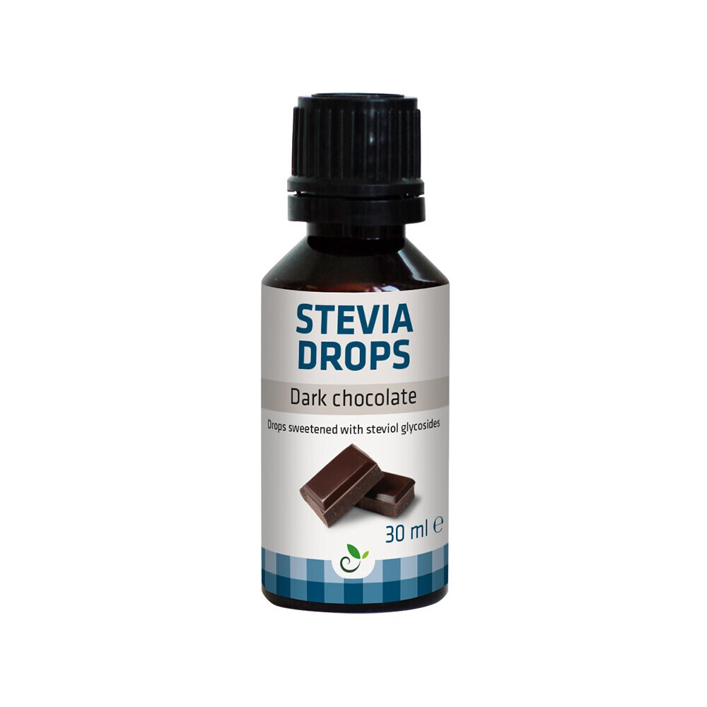 Sukrin Stevia Droppar Mörk Choklad 30 ml