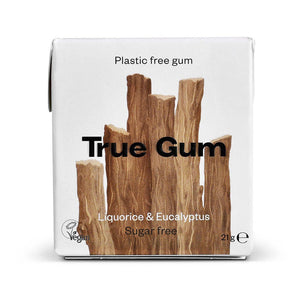 True Gum Tuggummi Liquorice & Eucalyptus 21 g