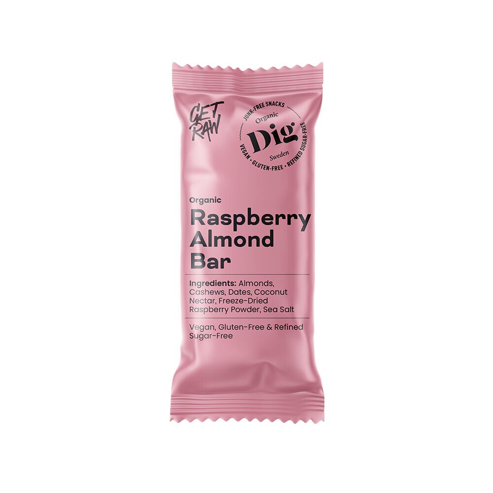 Dig Organic Bar Raspberry & Almond 42 g