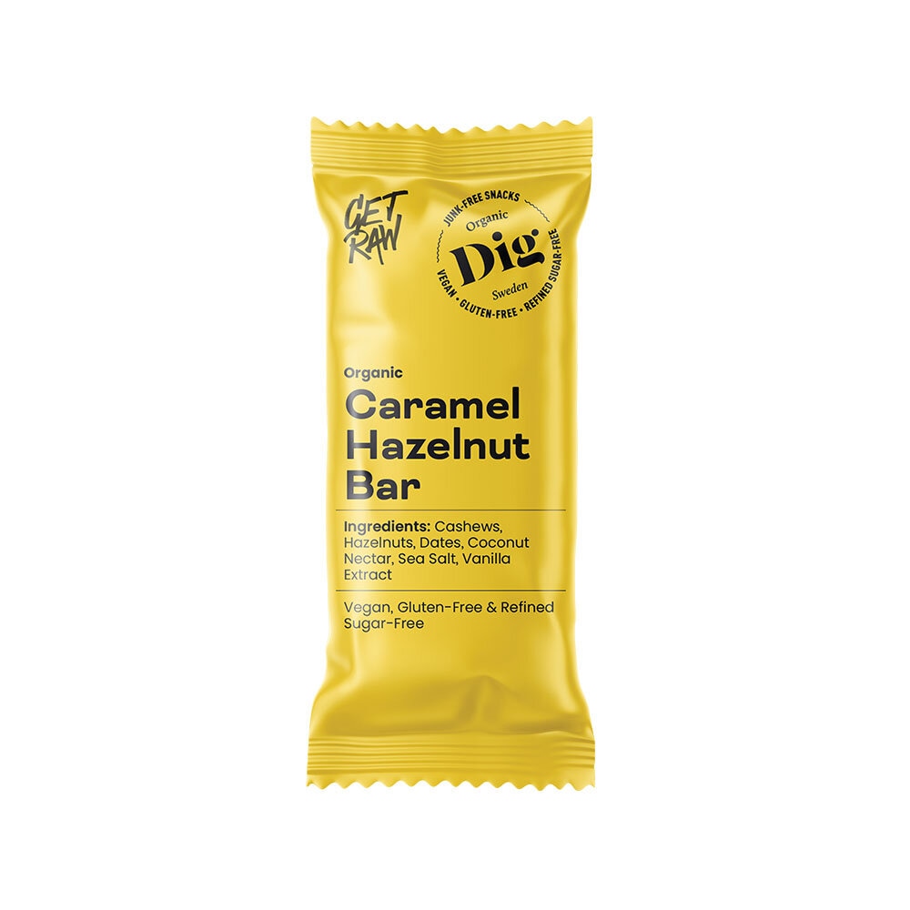 Dig Organic Bar Caramel & Hazelnut 42 g