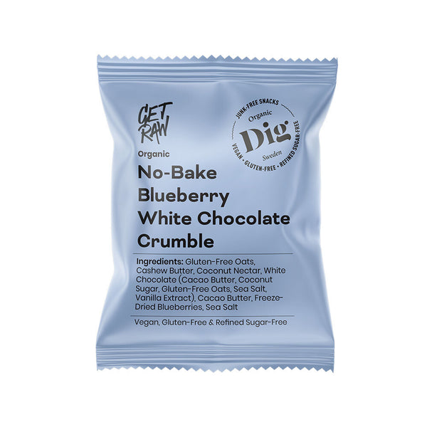 Dig Organic No-Bake White Choc Blueberry Crumble 35 g