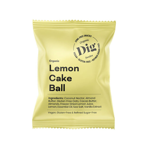 Dig Organic Lemon Cake Ball 25 g