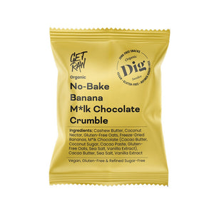Dig Organic No-Bake Banana Milk Chocolate Crumble 35 g
