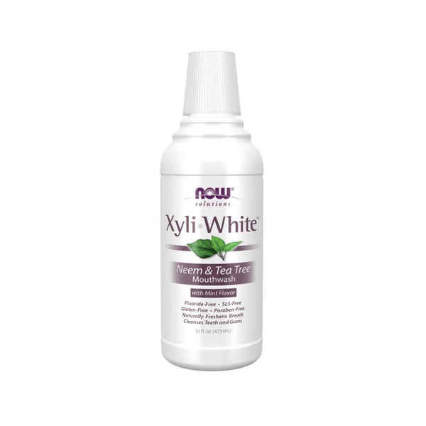 NOW Foods XyliWhite Neem & Tea Tree Munskölj 473 ml